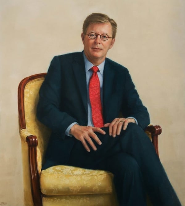 Sharon Sprung, PORTRAIT OF PROVOST DR. VINCENT PRICE, UNIVERSITY OF PENNSYLVANIA