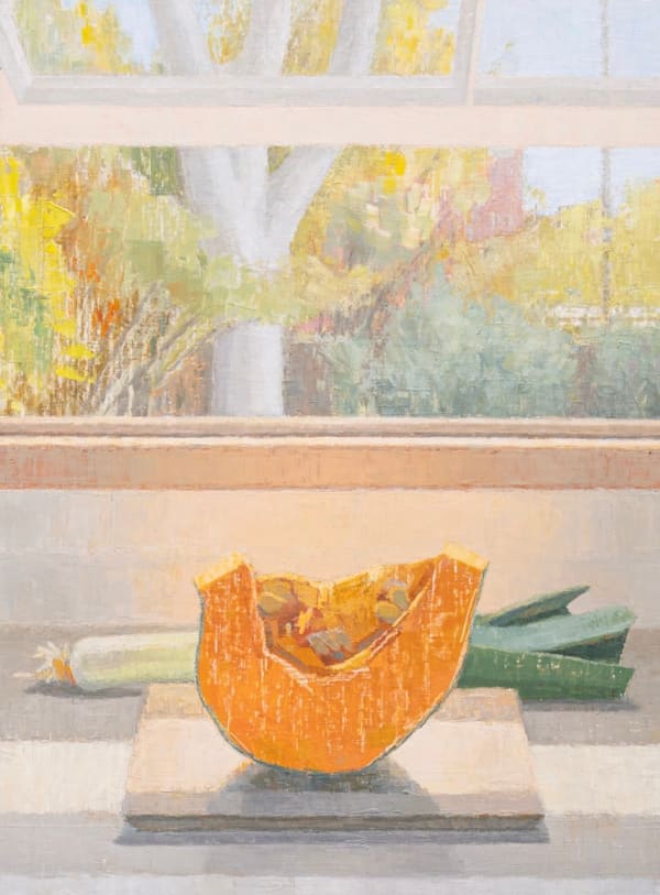 Pumpkin at the window