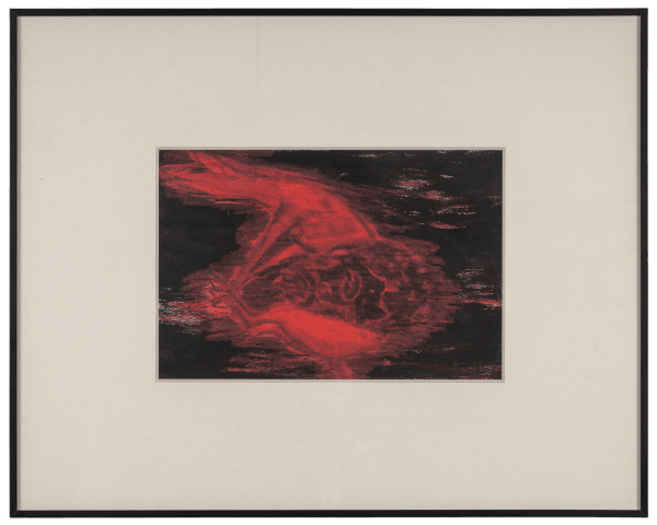 Madhu Das The Act XIX Mixed Media (Ink, Pastel, Pencil, Watercolour) 8.07 × 5.31 inches (20.5 cm × 13.5 cm)