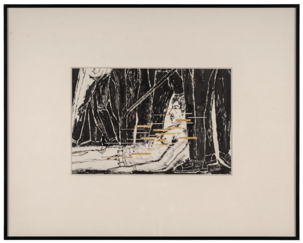 Madhu Das The Act XXIV Mixed Media (Ink, Pastel, Pencil, Watercolour) 8.07 × 5.31 inches (20.5 cm × 13.5 cm)