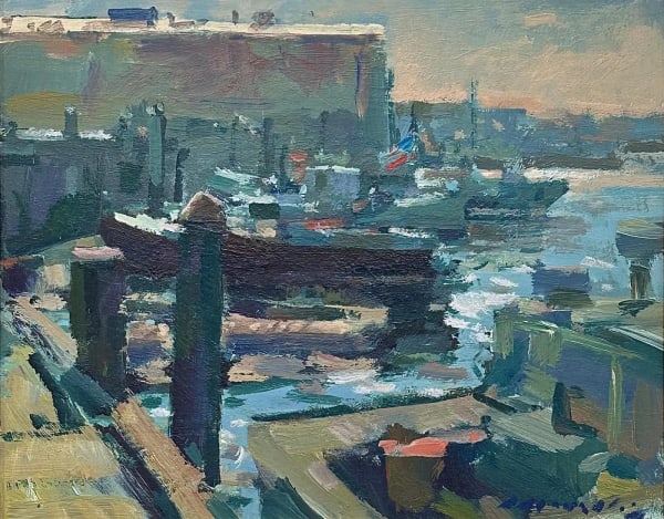 Charles Movalli (1945-2016), Gloucester Pier