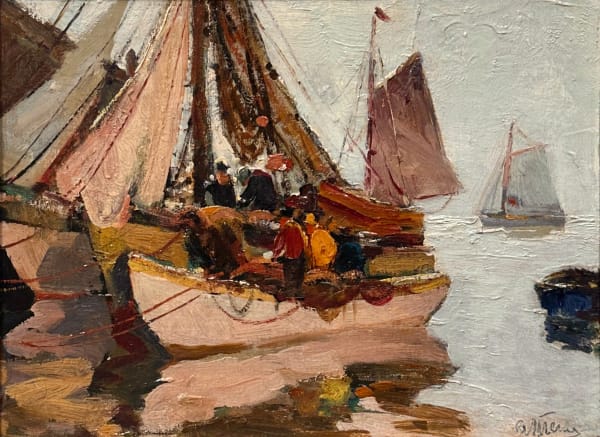 Anthony Thieme (1888-1954), Preparing to Sail