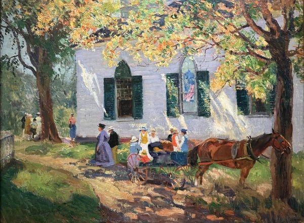 Bertha Menzler Peyton (1871-1947), "Annisquam Church"