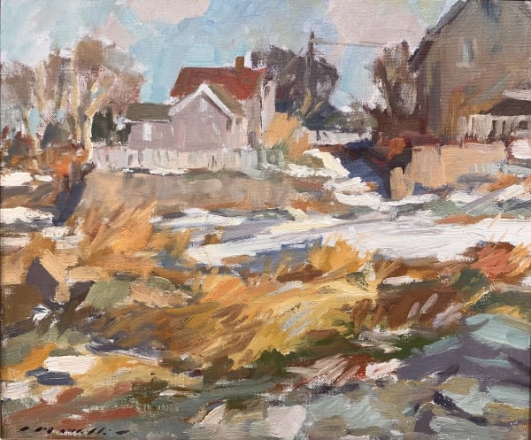 Charles Movalli (1945-2016), Rural Road in Winter