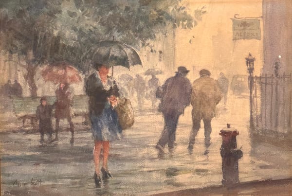 Gordon Grant (1875-1962), Spring Rain