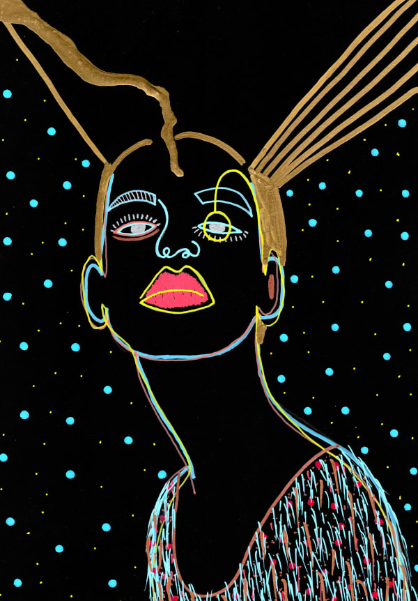 Yermine Richardson, Gold Drop, 2020