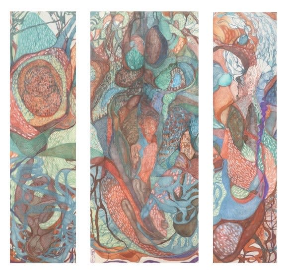 Bryony Benge-Abbott, Sister-sycamore Isis-tree I fold into your teaching and learn how to breath , 2023