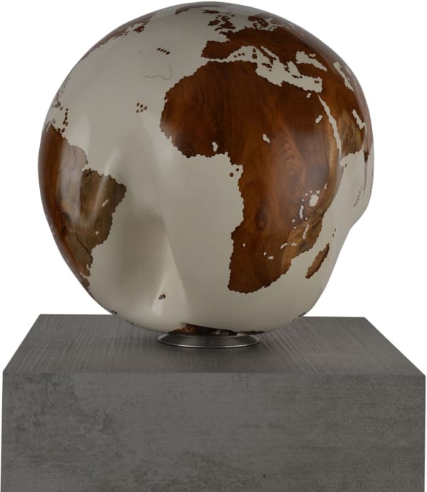 Bruno Helgen, Teak Root White Stone Ocean Bulb, 2023