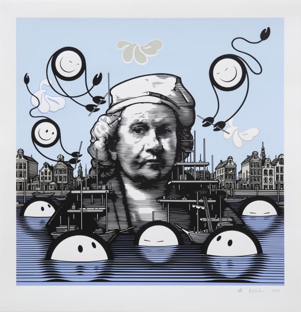 The London Police, Rembrandt Harmenszoon van Rijn being built by Trilads in Amsterdam