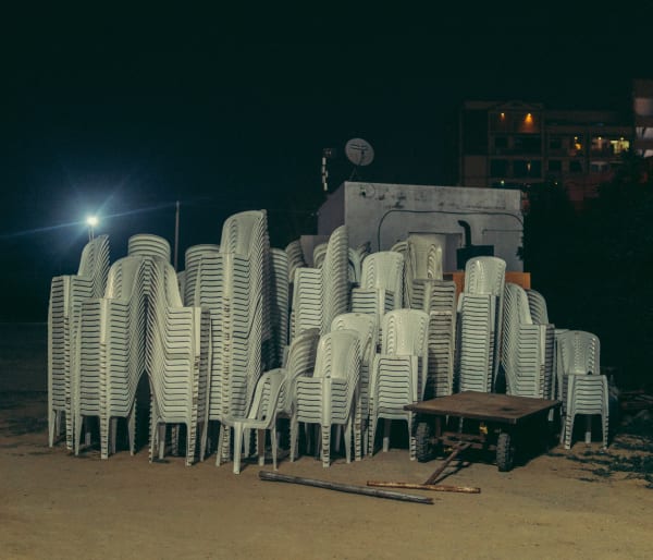 Harnoor Juneja, Skyline of Chairs, 2024