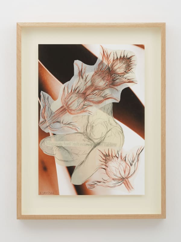 Kalliopi Lemos, Collage drawings 6, 2016