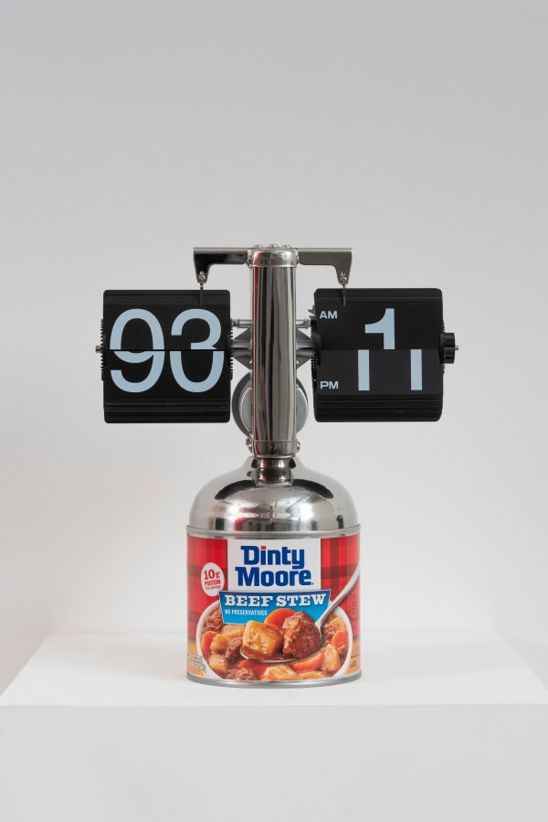 Alexander Reben, Time to Eat {Black Forest Steak Red #9), 2020