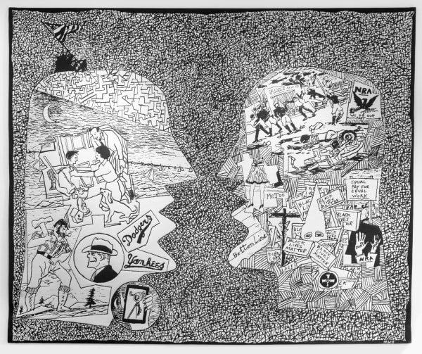 Derek Boshier, America, America, 2019