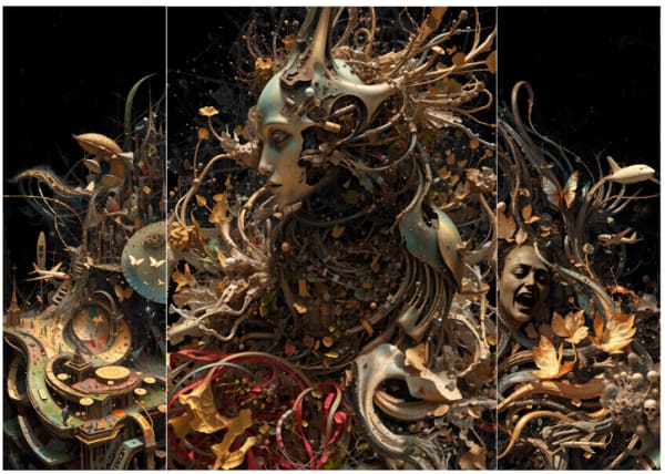 Brendan Dawes, Altarpiece: Ascension, 2025