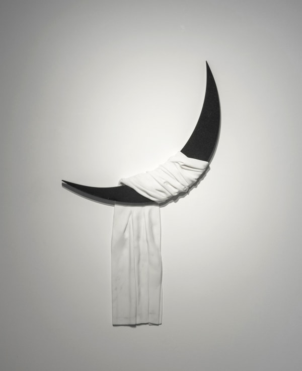 Aidan Salakhova, The Half-moon (dark side of the moon), 2020