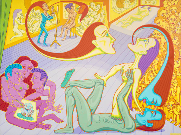 Christopher Battye, In her studio, 1997-8