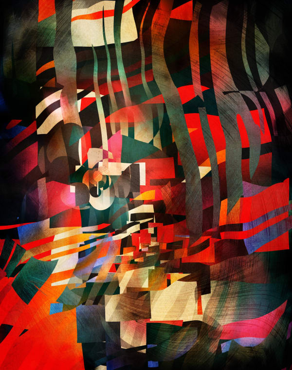 Melissa Wiederrecht - Abstract Generative Self-Portrait, 2024