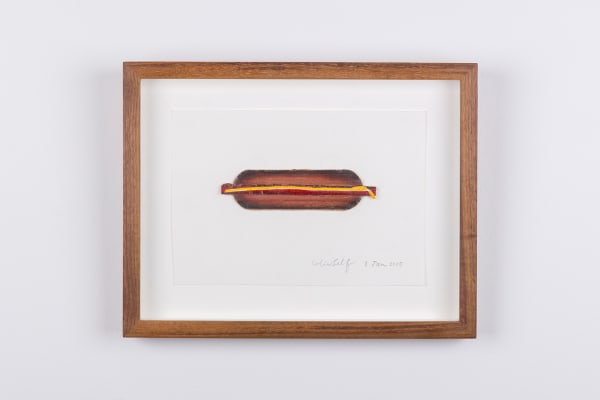 Colin Self, Hot Dog (with trailing mustard), 2005