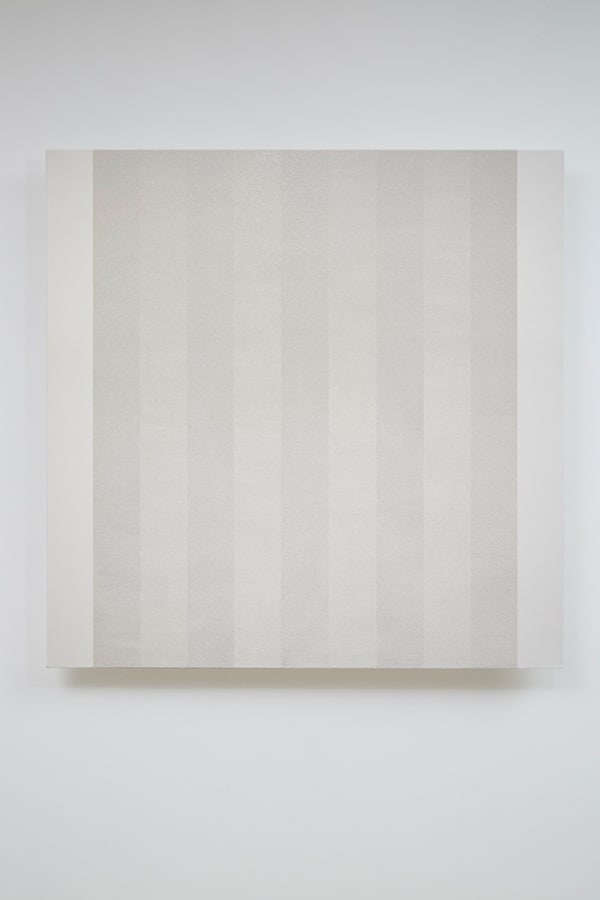 Mary Corse, Untitled (White inner Band, Beveled), 2012