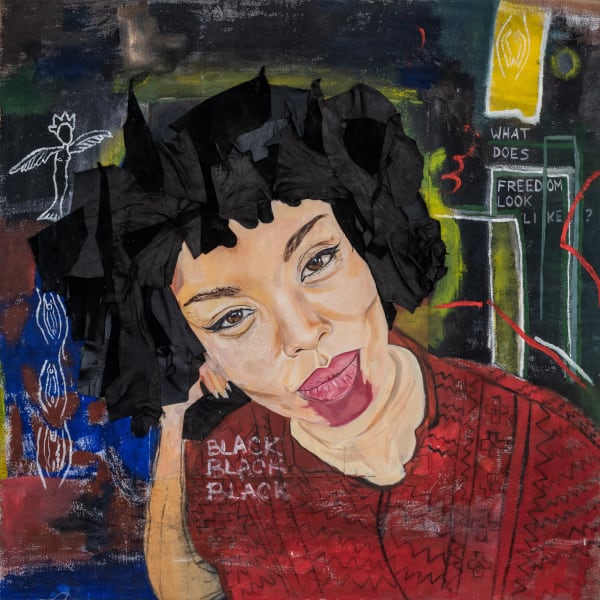 Khaleb Brooks, Love In Her Eyes: The Self Inflicted Pressure to Be Pro- found, 2018