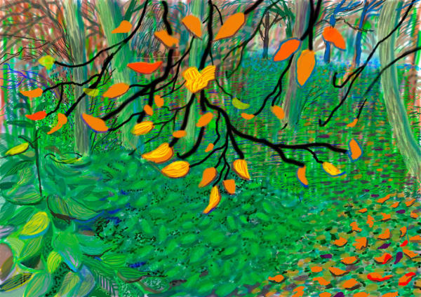 David Hockney, Autumn Leaves, 2008