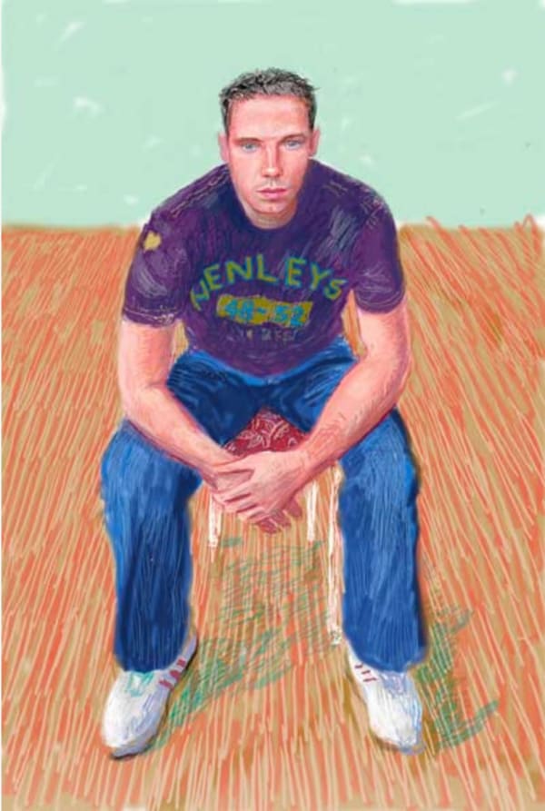 David Hockney, Jamie McHale 2, 2008