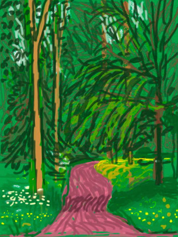 David Hockney, Untitled 894, 2011