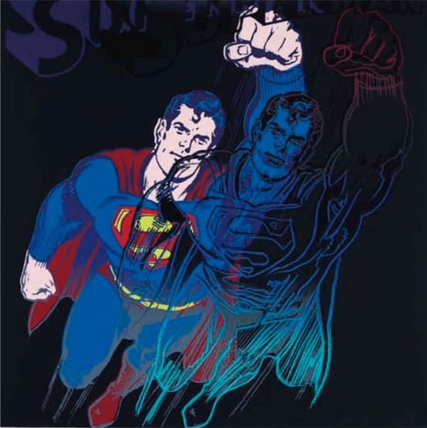 Andy Warhol, MYTHS 11.260: Superman , 1981