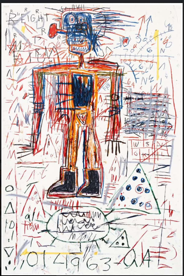 Jean Michel Basquiat, The Figure Portfolio (Untitled 2), 1982/2023