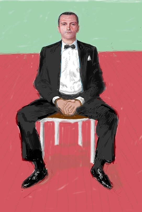 David Hockney, Jean-Pierre Gonçalves de Lima, 2008