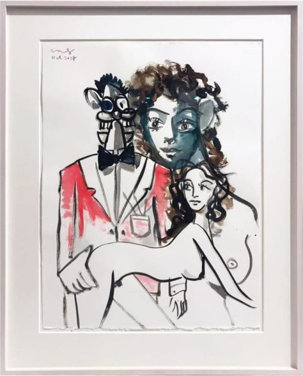George Condo, 'Not Titled Yet (18)', 2017
