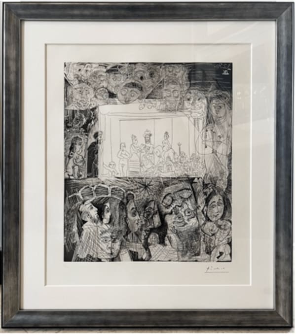 Pablo Picasso, Ecce Homo, after Rembrandt, from Series 156, 1970