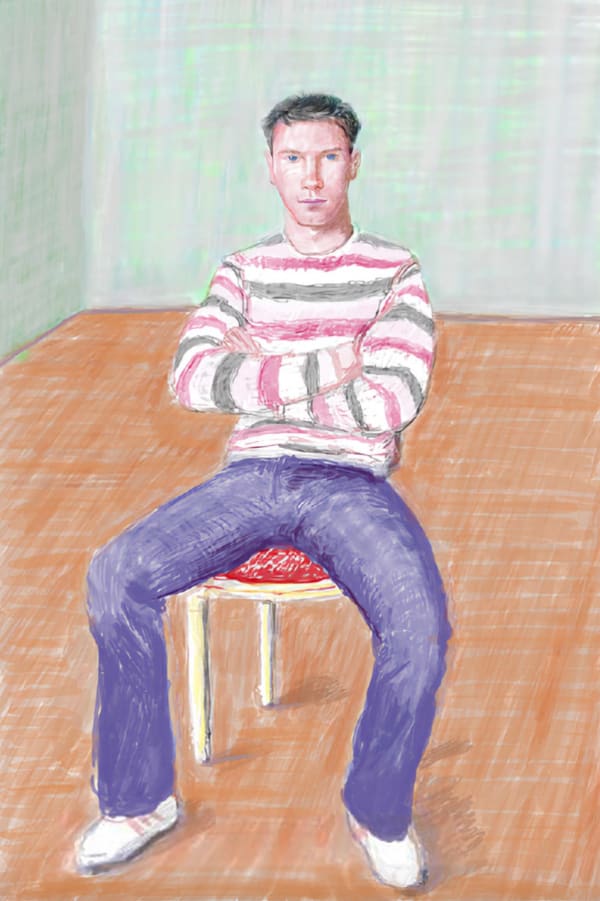 David Hockney, Jamie McHale 1, 2008