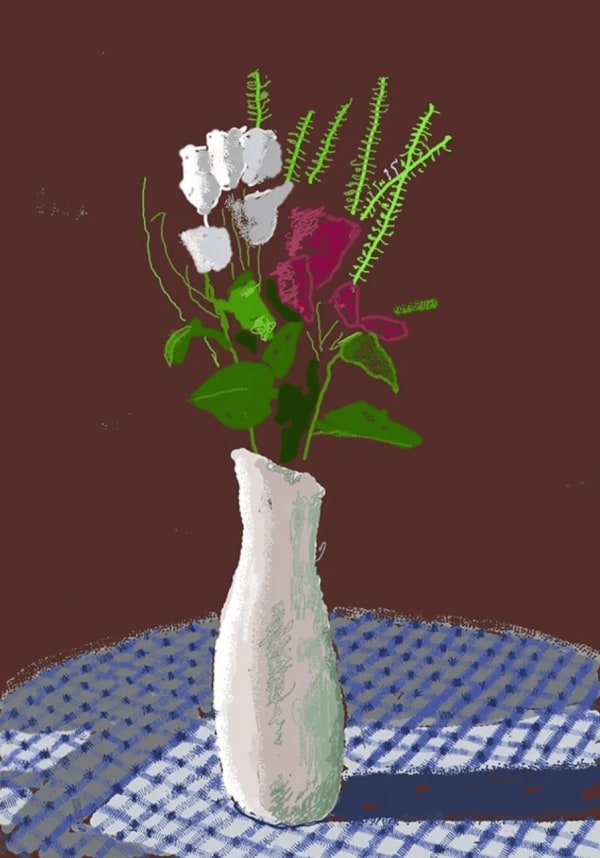 David Hockney, 30th January 2021, The First One, 2021