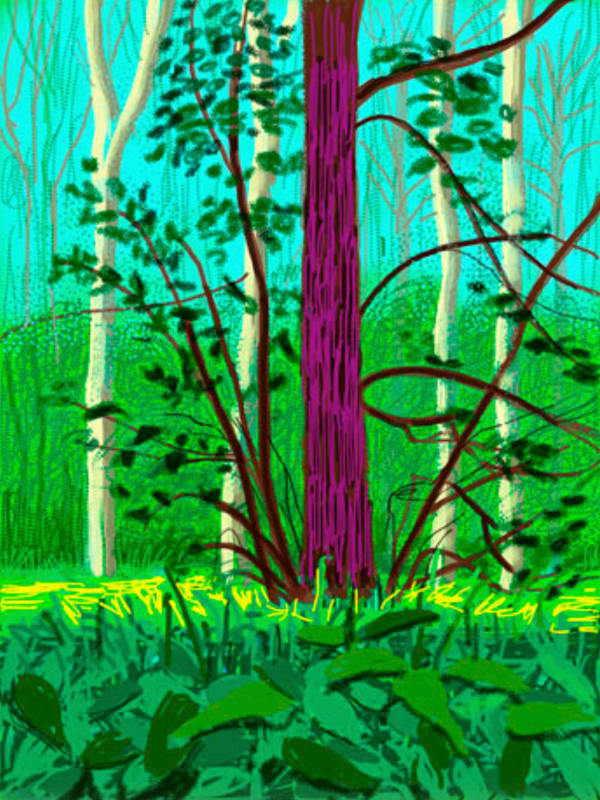 David Hockney, Untitled 820, 2011