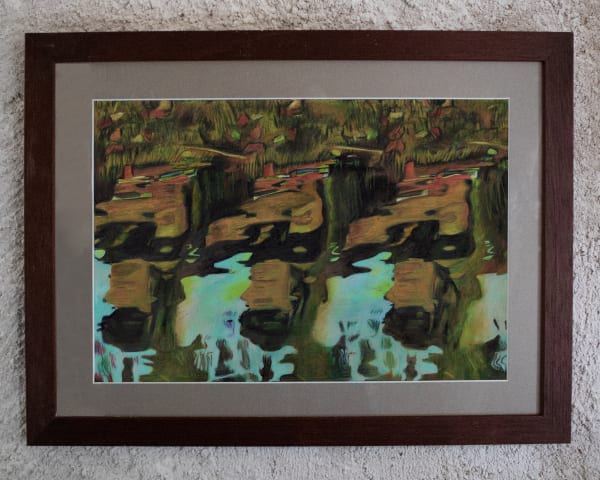 Will Maddrell, Rhythms of Production and Rest; Command, Copy, Paste (Study for a Painting), 2024
