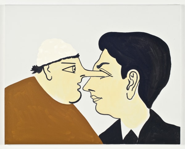 Joshua Abelow, Self - Portrait with De Chirico, 2007