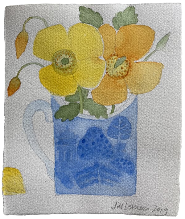 Jill Leman, Yellow and Blue, 2019