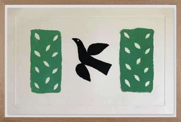 Breon O'Casey, Bird in Green, 2005