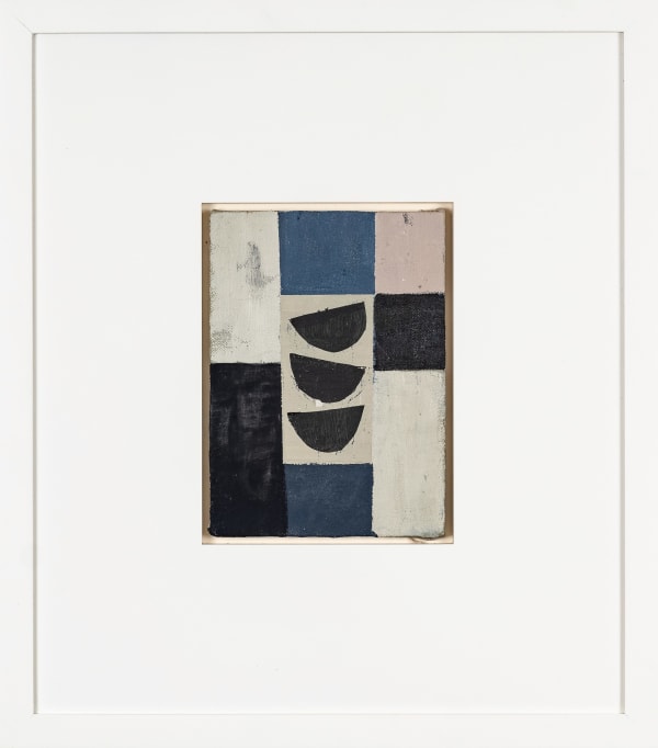 Daisy Cook, Abstract with Payne's Grey II, 2020