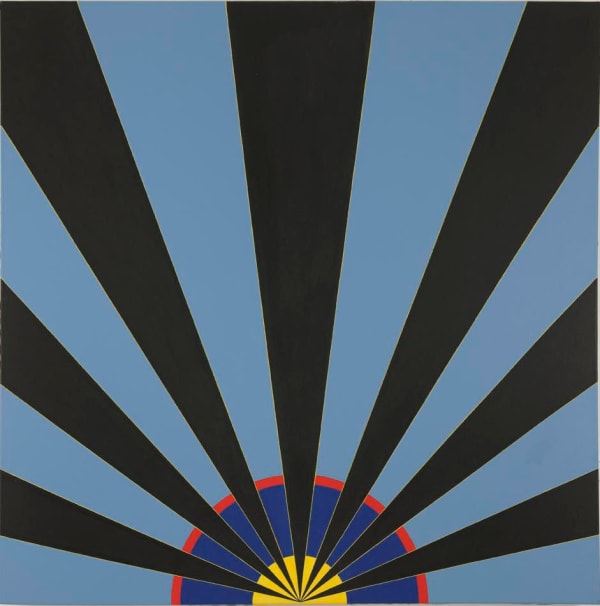 Brian Rice, Blue Black Sunrise, 1967