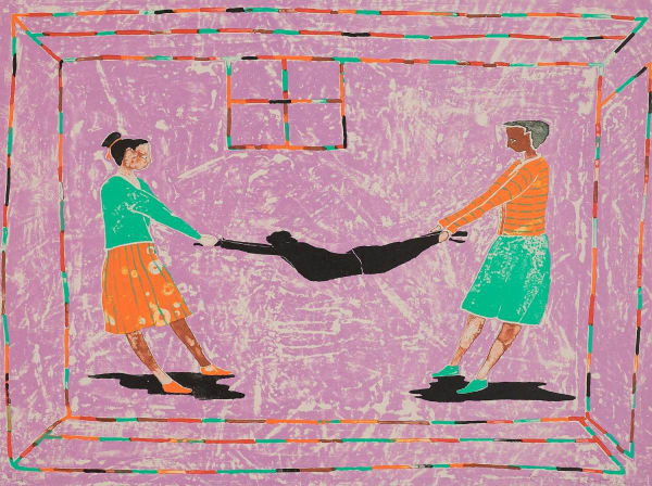 Stephen Chambers, Stealing Shadows Series (Sisters), 2018