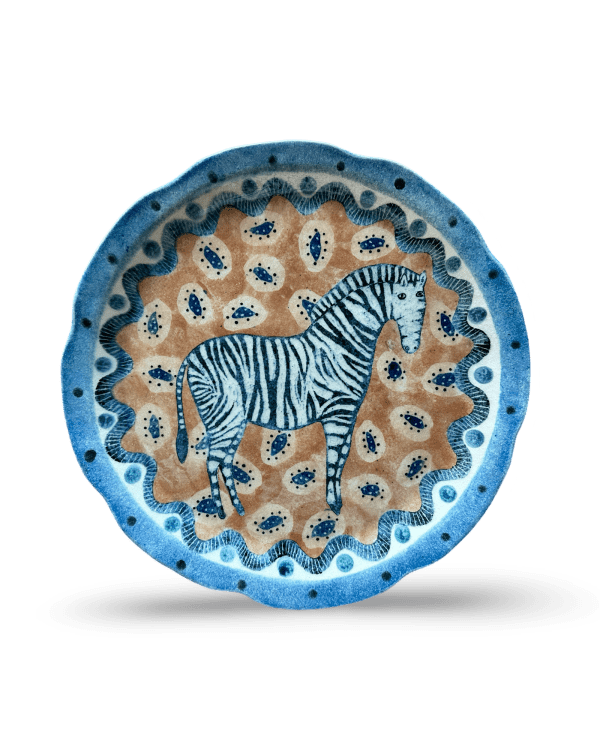 Robina Jack, Zebra Plate, 2020