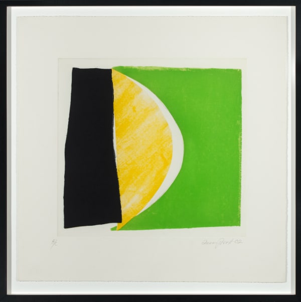 Terry Frost, Lemon, Green, Black, 2002