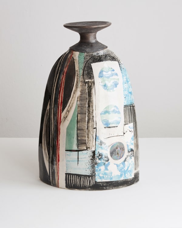 Paul Jackson, Large Black & White Bottle, 2016