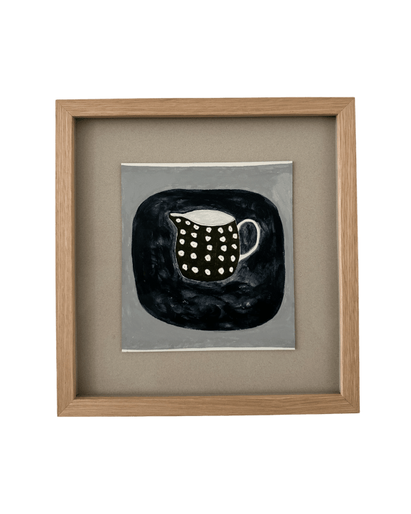 Rachel Nicholson, Untitled (Black spotty Jug), circa 1983