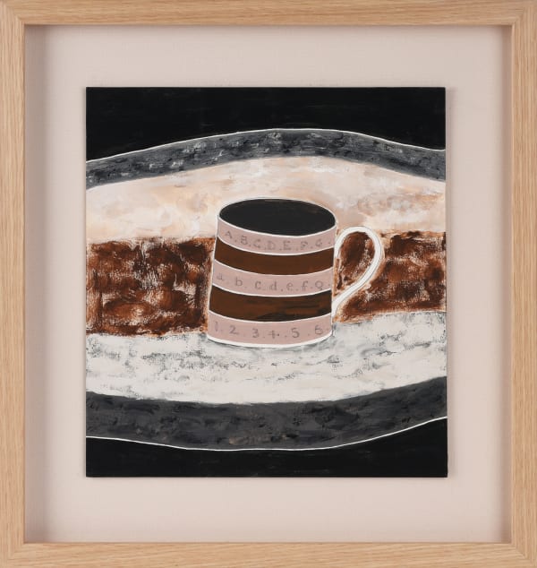 Rachel Nicholson, Untitled (Ben's Striped Mug), circa 1983