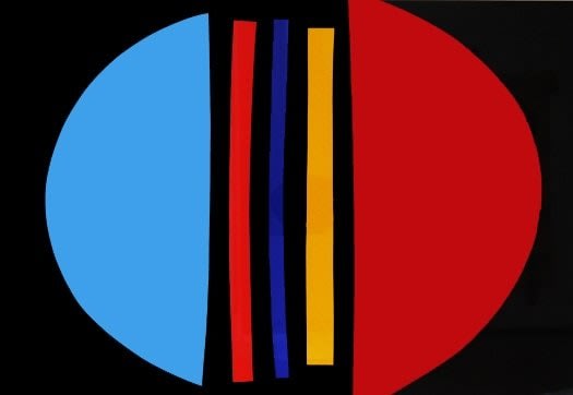 Terry Frost, Centre Blue, 2003