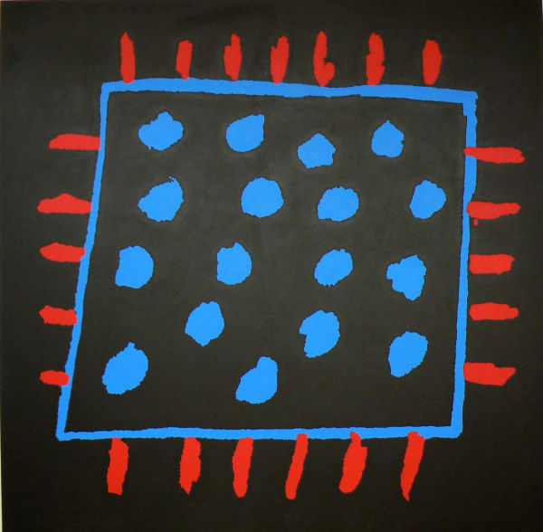 Brian Rice, Halla, Blue, Black, Red, 2003