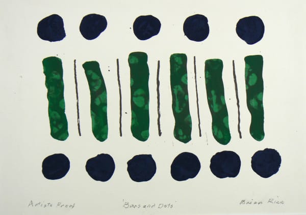 Brian Rice, Bars & Dots I, 2009